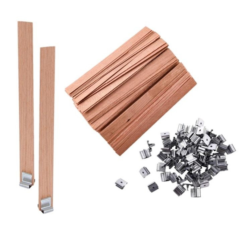 Wood Wick Crackle - 40 Adet Ahşap Mum Fitili Seti