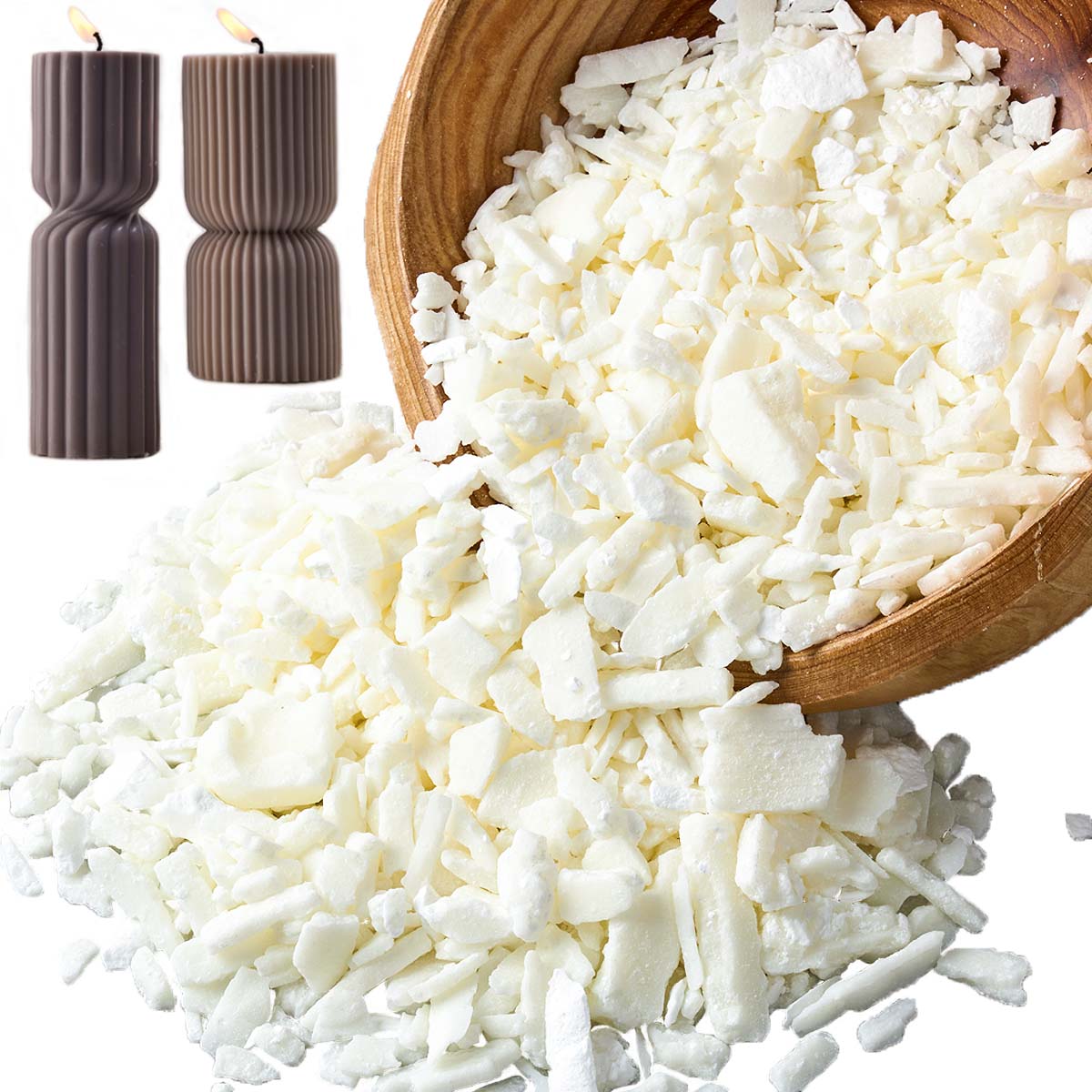 1 Pound Saf Beyaz Soya Balmumu - Candle Making With Beeswax incelemesi ve fiyatı