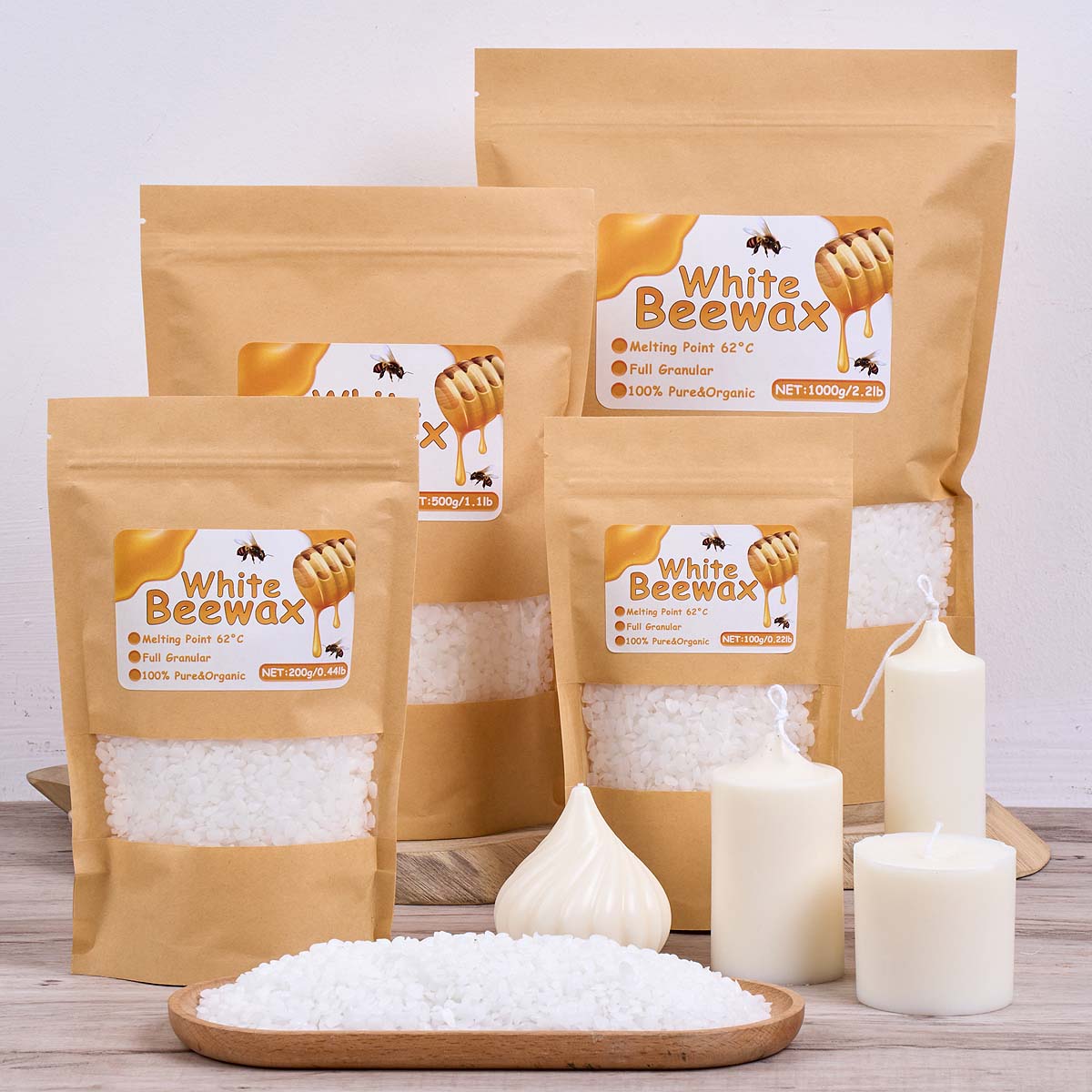 Beyaz Balmumu Saf Doğal Granül - Candle Making With Beeswax incelemesi ve fiyatı