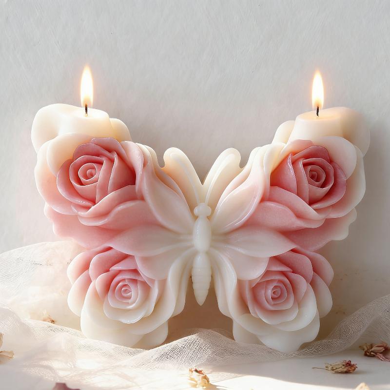 DIY Gül Kelebek Formu silikon  - Candle Making Ideas incelemesi ve fiyatı